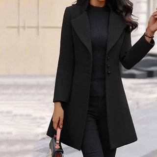 Clara Belted Button Trench Coat