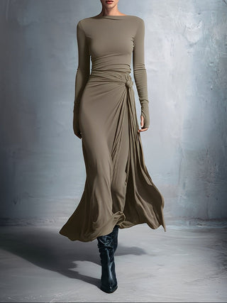 Nerissa Side Knot Maxi Dress
