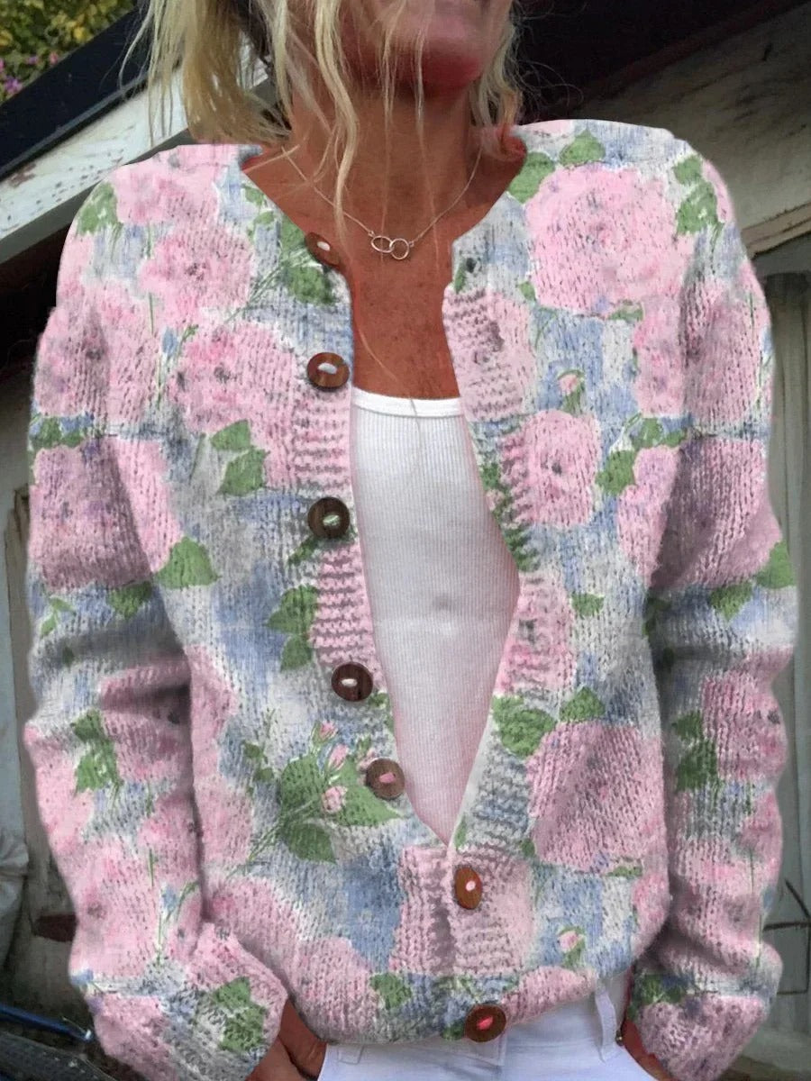 Cardigan élégant Zita Floral