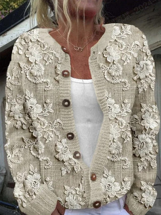 Cardigan élégant Zita Floral
