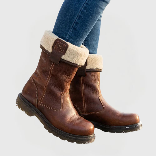 Hazel Cozy Winter Ankle Boots