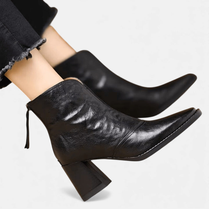 Orla Mid Heel Ankle Boots