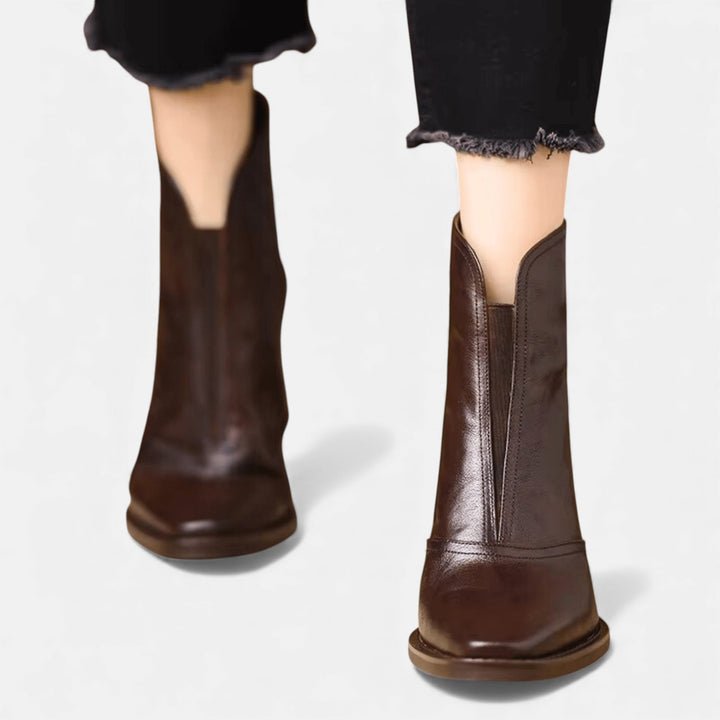 Orla Mid Heel Ankle Boots