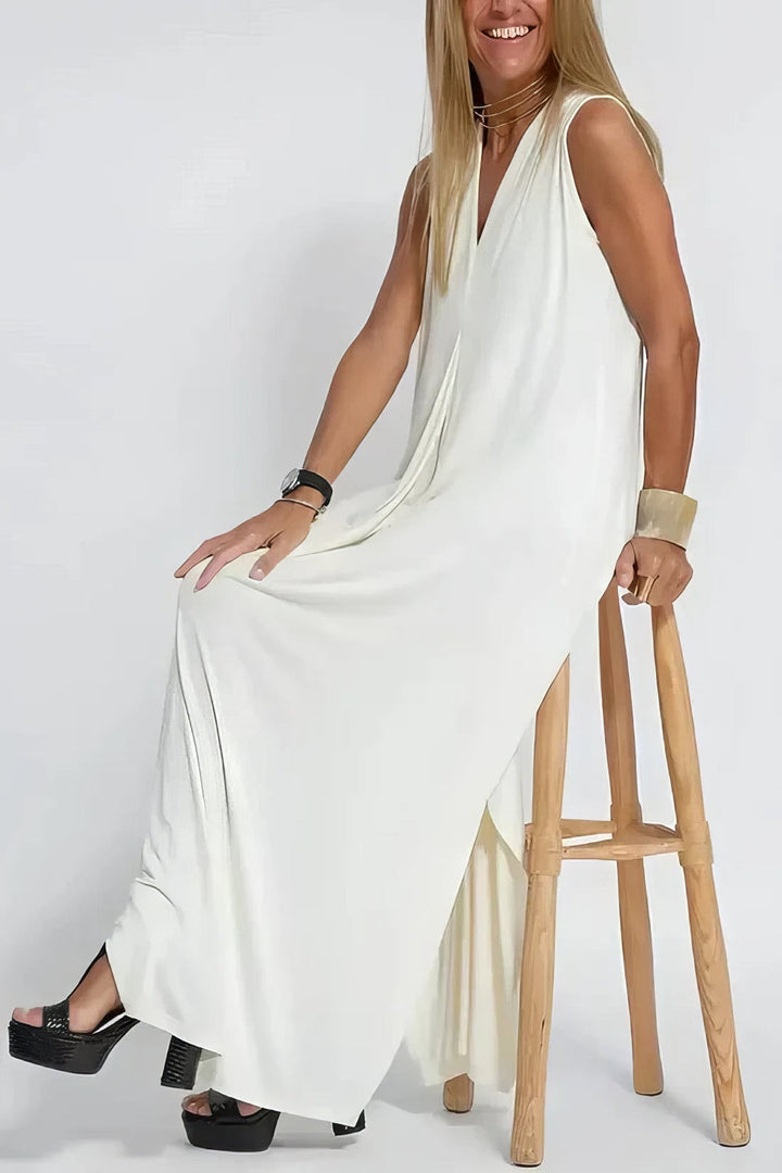 Ava Elegant Maxi Dress with Cardigan