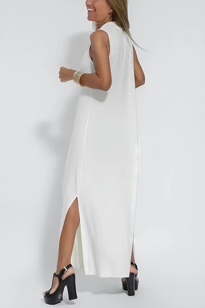 Meredith Elegant Dress & Cardigan Set