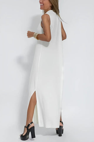 Ava Elegant Maxi Dress with Cardigan